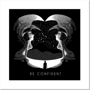 WHITE ART -Confidence is Key Posters and Art